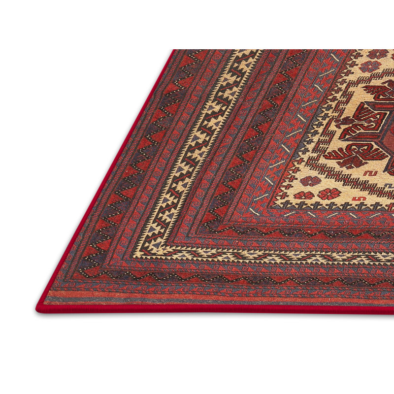 Tapis rouge à motif sud-ouest, Rectangle 4 pi x 6 pi