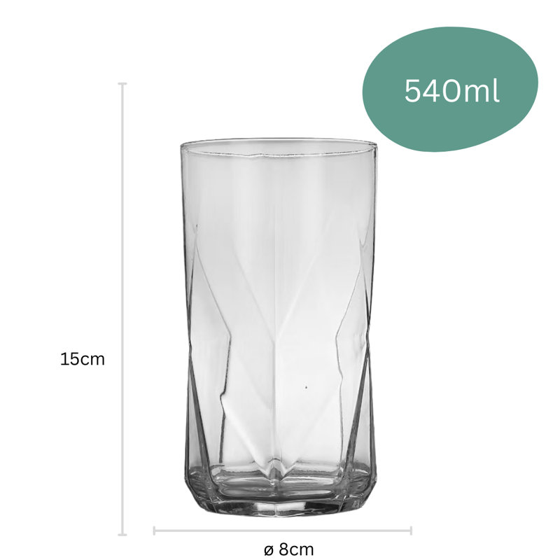 Star glasses 540ml, 540ml