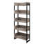 Jaylynn 162.5 cm H x 63.5 cm W Steel Etagere Bookcase-59676690