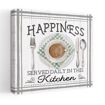 Happiness Served Daily Contemporary Art
