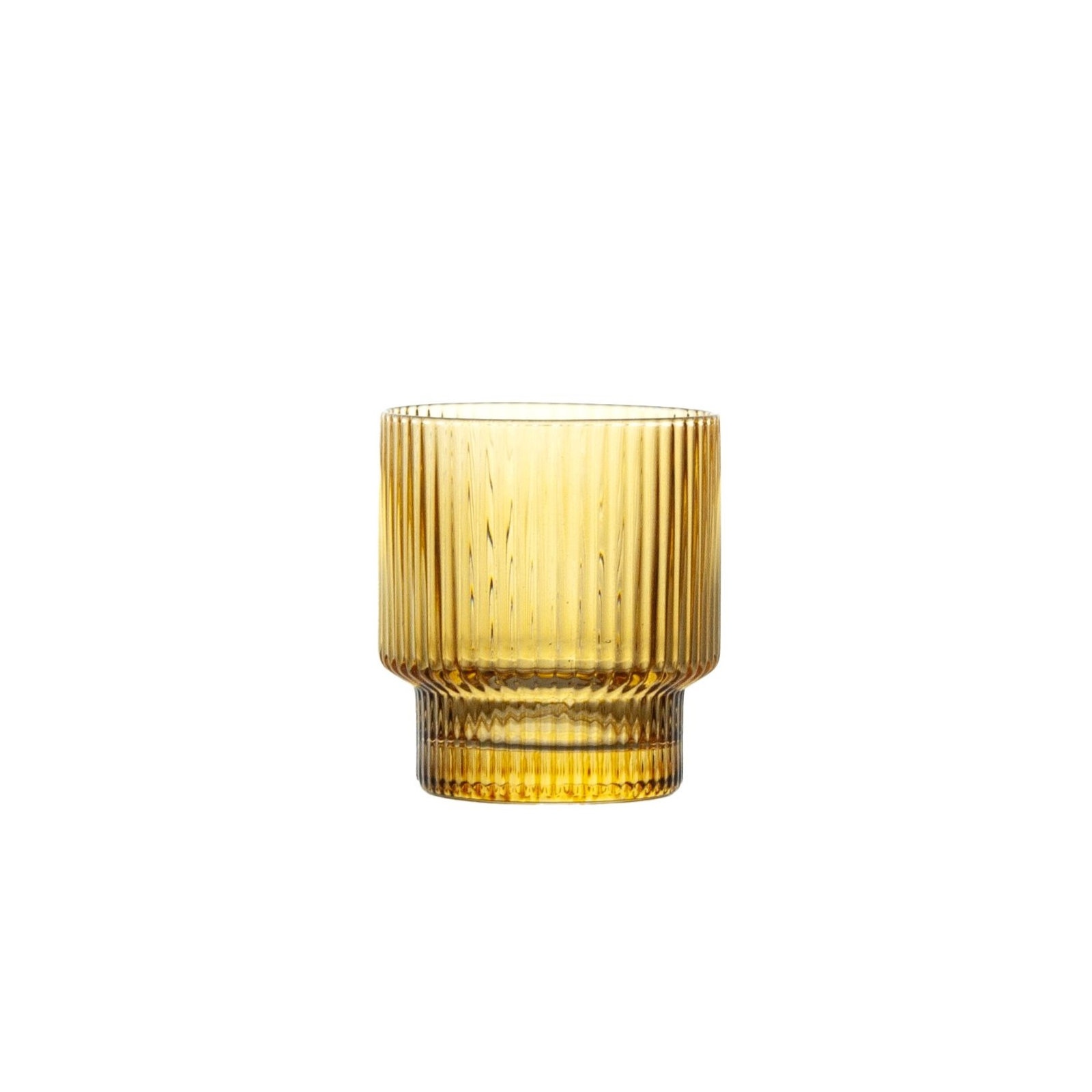 Hadley 11.5oz. Crystal Whiskey Glass Set, Amber