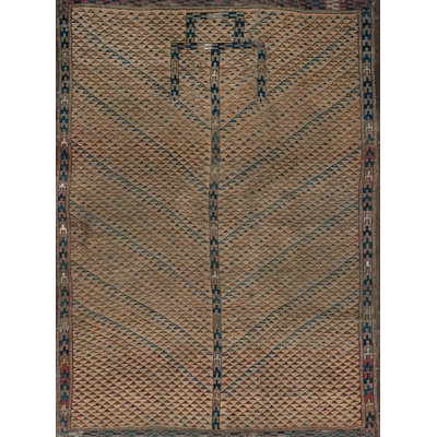 Antique Ersari - Beshir Turkmenistan Brown 1880s Rug