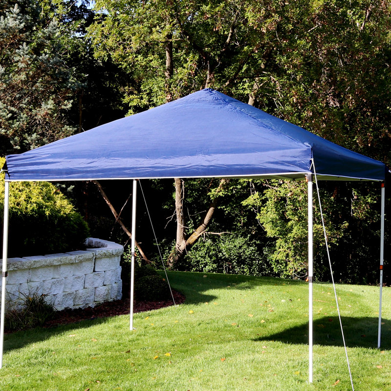Standard Pop-Up Canopy Shade, 35.5" H x 120" W, Blue