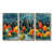 Toile naturelle avec cadre flottant