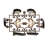 Tourelle Steel Handcrafted Rectangle Chandelier Pot Rack