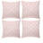 HV_Set Of 4 Throw Velvet Self Cross Cushion Covers-2275331-2275341