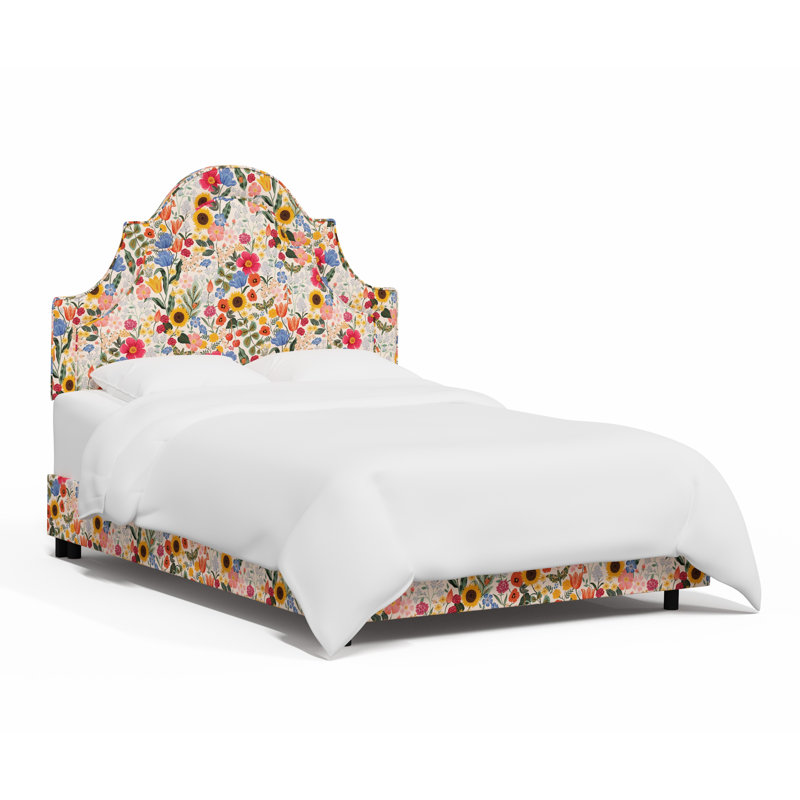Rifle Paper Co. x Cloth & Company Marion Bed, California King, Rpc Blossom Blush Linen
