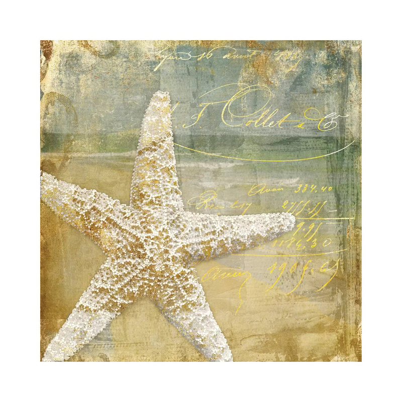 Golden Sea IV by Color Bakery - Wrapped Canvas Painting