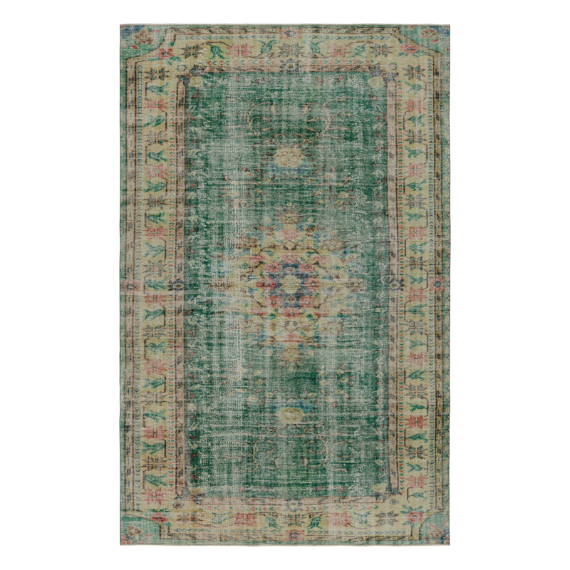 One-of-a-Kind Rectangle 5'9" X 9'1" Hand Knotted Area Rug