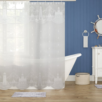 Zeller Floral Shower Curtain