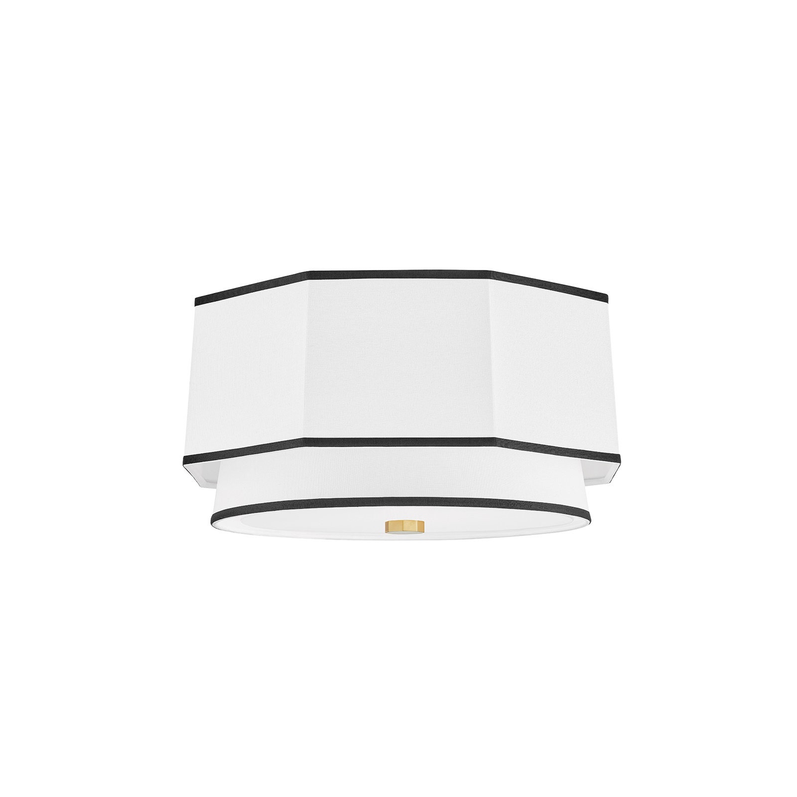 Turner 2 Light Fabric Flush Mount