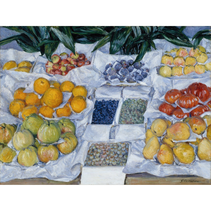 Fruit Displayed on a Stand (circa 1881)