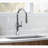 Crue Touchless Pull-Down Kitchen Sink Faucet with Voice Activation and Three-Function Sprayhead-89126585