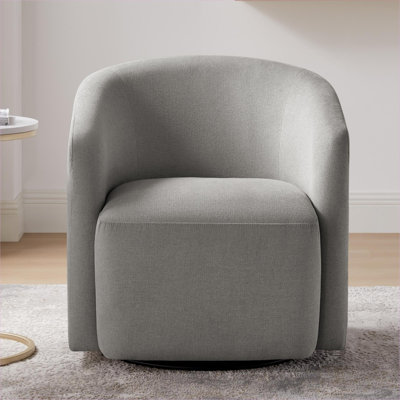 Fauteuil demi-tonneau pivotant simple For For Cosy