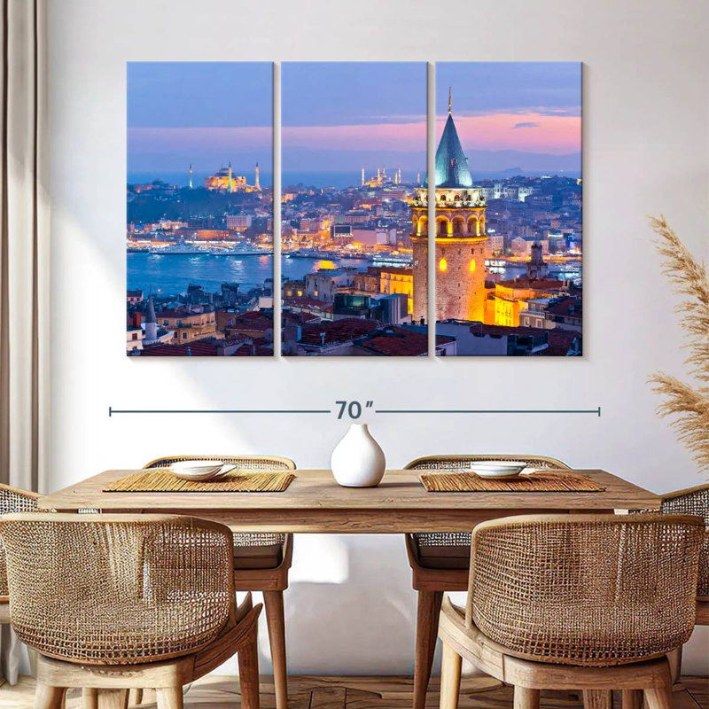 Tergel Istanbul Twilight, 42" H x 65" W