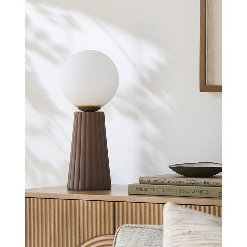 Burkhalter Table Lamp, Brown