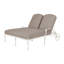 Grand Terrace Double Chaise Lounge Frame with Sunbrella Cushions-69932391-69932390