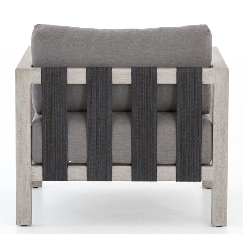 Sonoma Outdoor Teak Lounge Chair, Weathered Gray, Gray