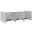 Vidaxl Daybed With Drawers Concrete Grey-2022063332