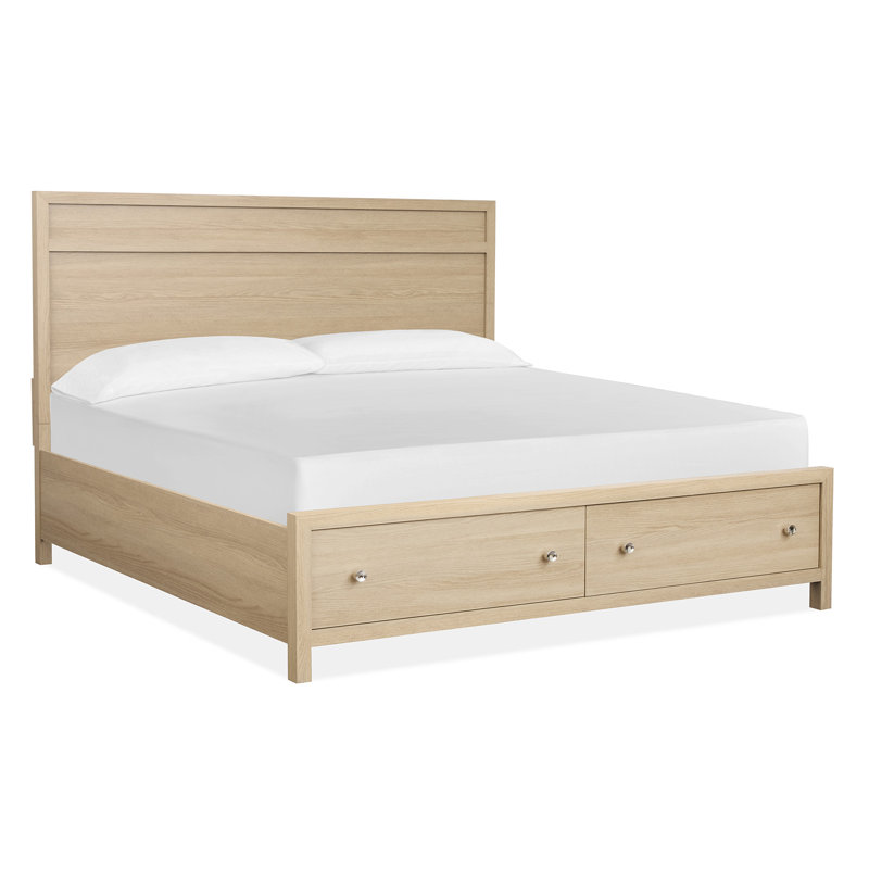 Wentworth King Panel Storage Bed, Sandstone Beige, King