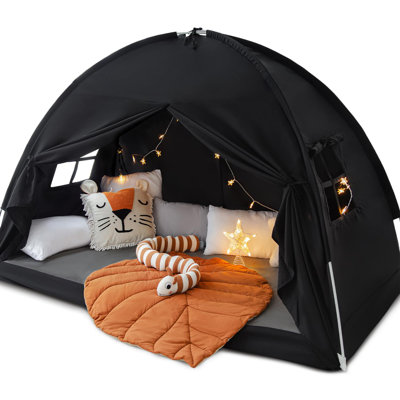Full Size Bed Canopy Toddler Bunk Bed Tents Dream Tent On Bed Privacy Space Blackout Kids Sleeping Tents Indoor Floor Portable Drafty Playhouse For Birthday House Gift