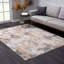 Tapis intérieur / extérieur abstrait gris / beige 4 pi x 6 pi (3 pi 9 po x 5 pi 6 po) Elara de Branch Branch-1090674853
