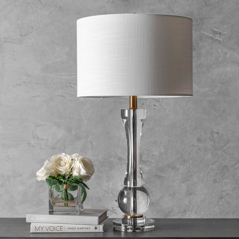 Lampe de table transparente 28 po Fifield