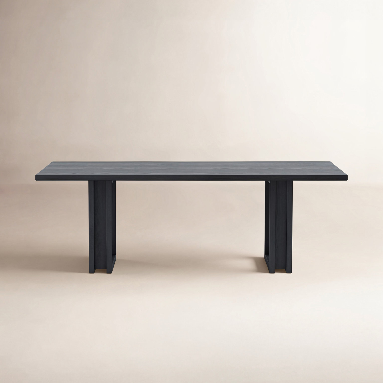 Carmel 72'' Dining Table, Black Wash