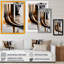 «Gold Touch Art Deco III», art mural moderne sur toile-483000963-483000962