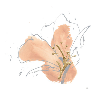 Floral terre cuite I