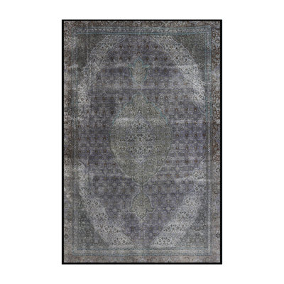 Tapis oriental gris / mauve