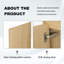 Meuble-lavabo simple avec plateau 15,93 po Magdalyn