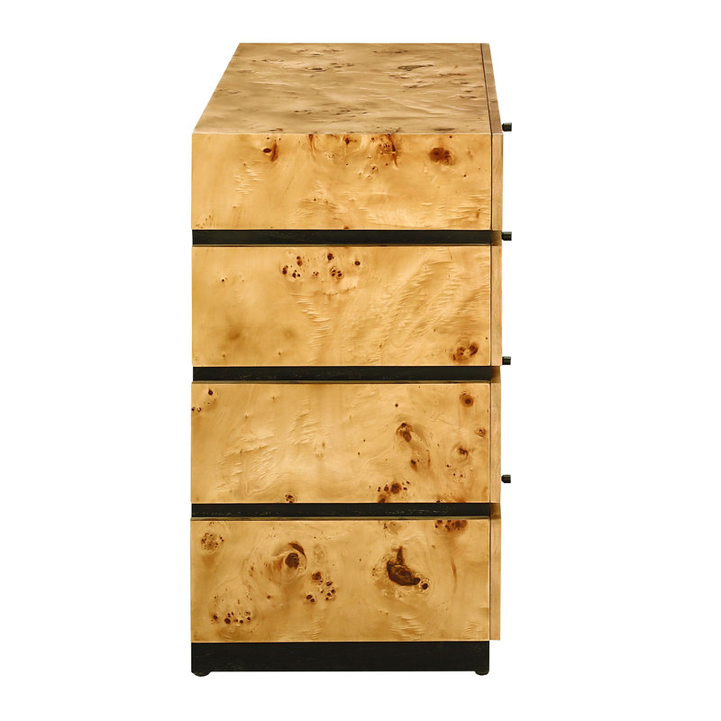 Commode Bromo - grande loupe naturelle, Ronce naturel