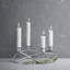 Season 3.54" Stainless Steel Tabletop Candelabra-46556751