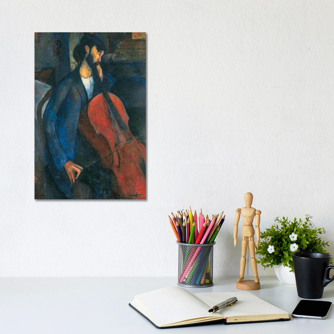 The Cellist, 1909 by Amedeo Modigliani - Wrapped Canvas Gallery-Wrapped Canvas Giclée
