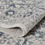 Tapis oriental bleu / crème en polypropylène tissé à la machine Aldos-1135733002