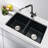 32'' L Double Bowl Quartz Kitchen Sink