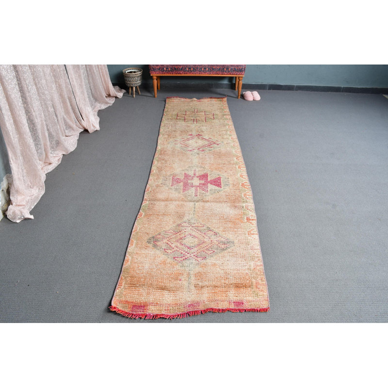 Tapis en laine rétro Vintage 30,3 x 118,5 pouces