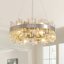 Lustres modernes suspendus en cristal 12 lumières Xzavious-606390224-606390239