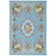 Flomi Florence Machine Woven Turquoise Rug