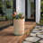 Large Concrete Round Planter / Pot With Drainage Holes-1183670680-1187000966