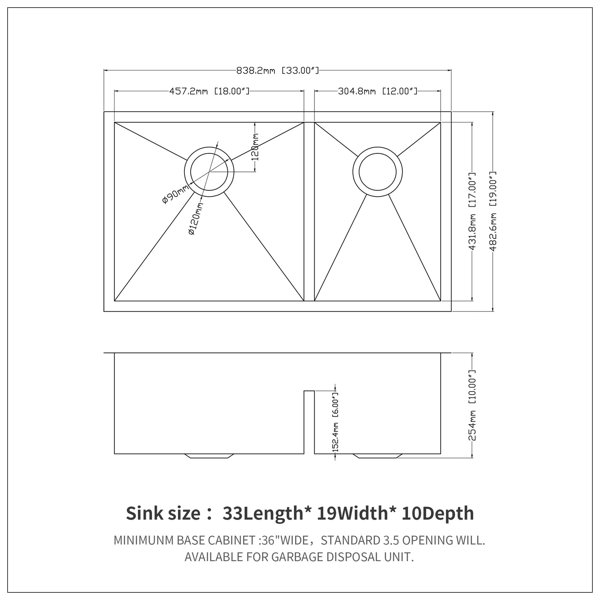Dimensions du produit