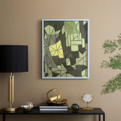 Cubic Prism I, reproduction encadrée - bois massif