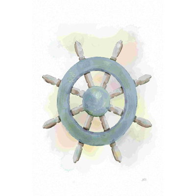 Roue de bateau aquarelle
