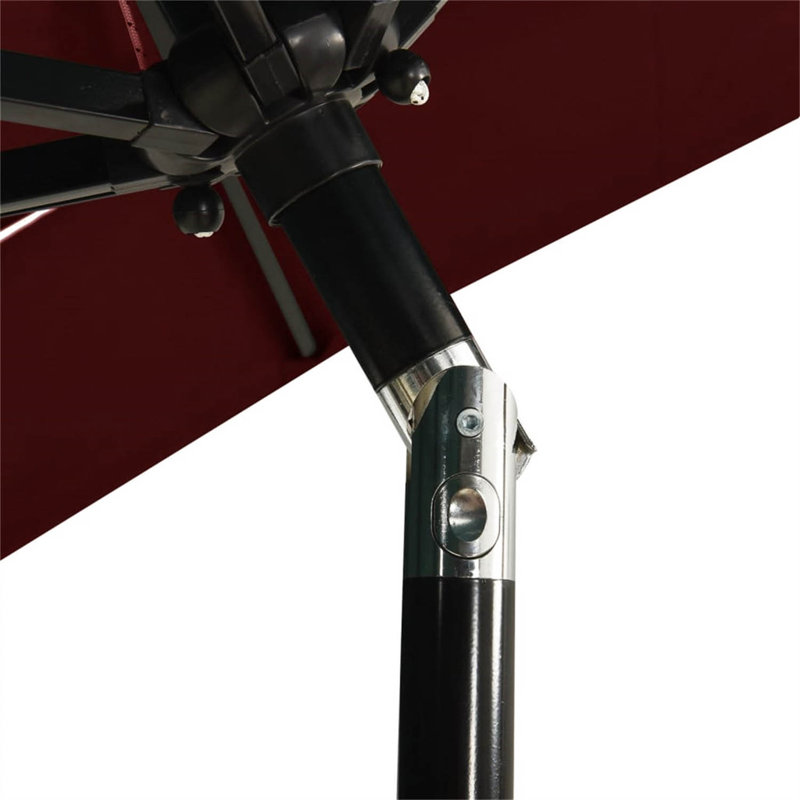 Juelz 200cm Market Parasol, Red