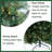 6 Ft. Pre-Lit Artificial Christmas Tree Hinged Xmas Tree With  Foldable Stand