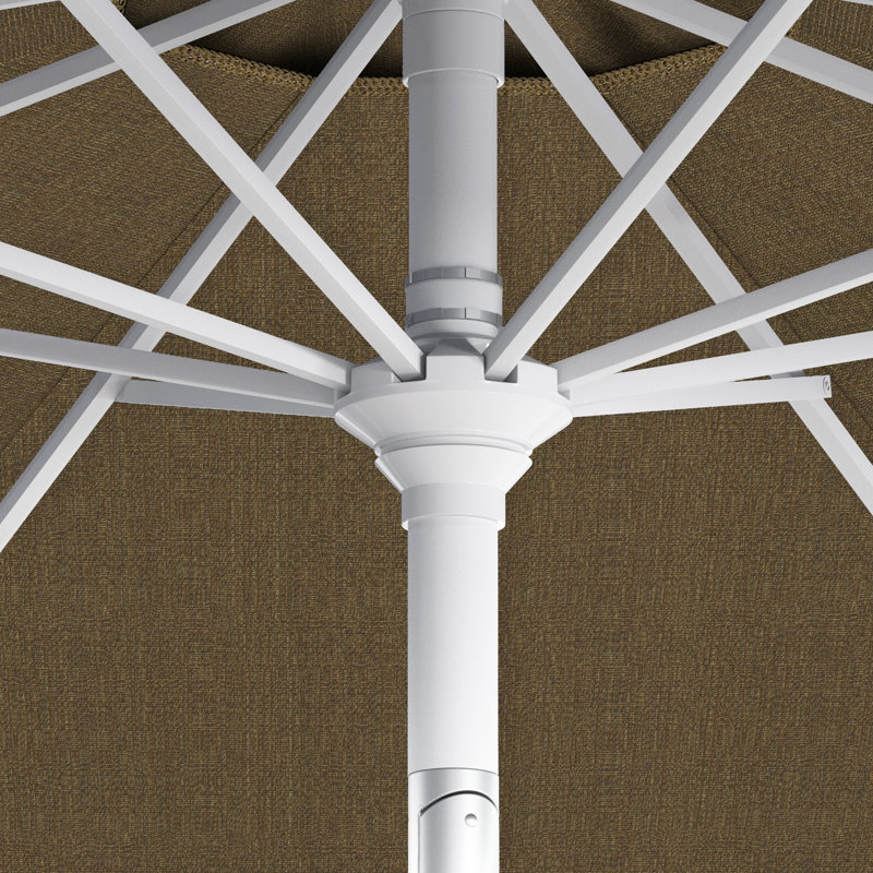 Parasol 108 po Aalieyah, White, Sunbrella® ‑ lin sésame