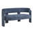 Upholstered Barrel Backrest Loveseat Sofa-734679167
