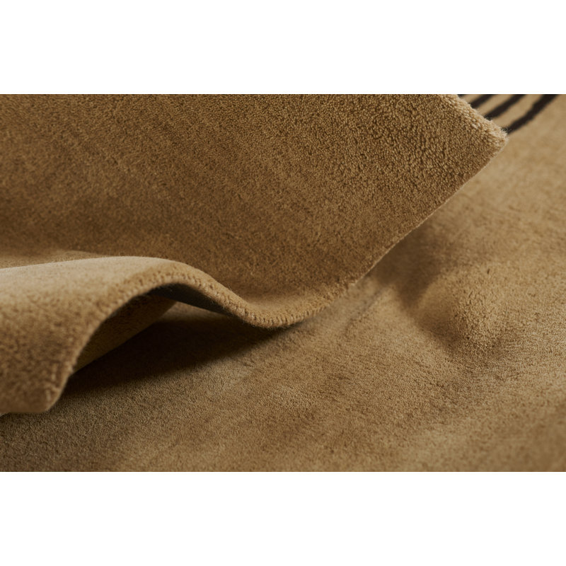 Yasi 5 Simba Hand Tufted Wool Contemporary Beige Area Rug 2' X 3', Rectangle 5' x 8'
