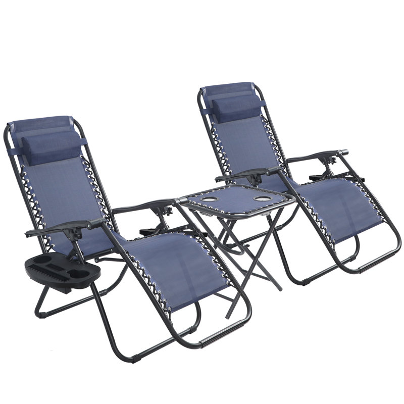 Fauteuil inclinable Belper, Bleu